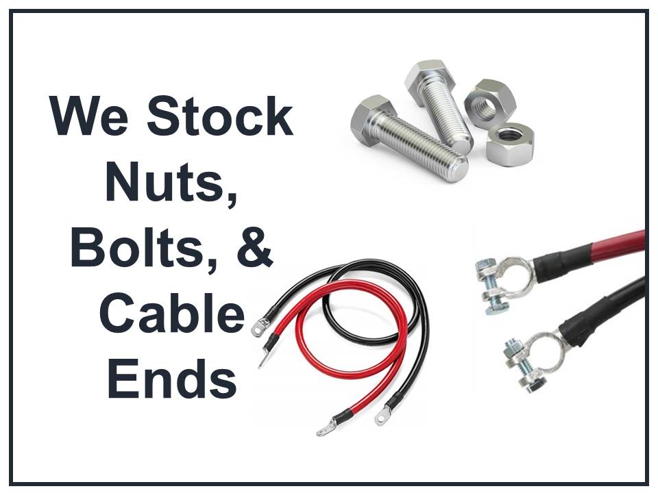 Battery Warehouse Plus Nuts, Bolts, Cable Ends